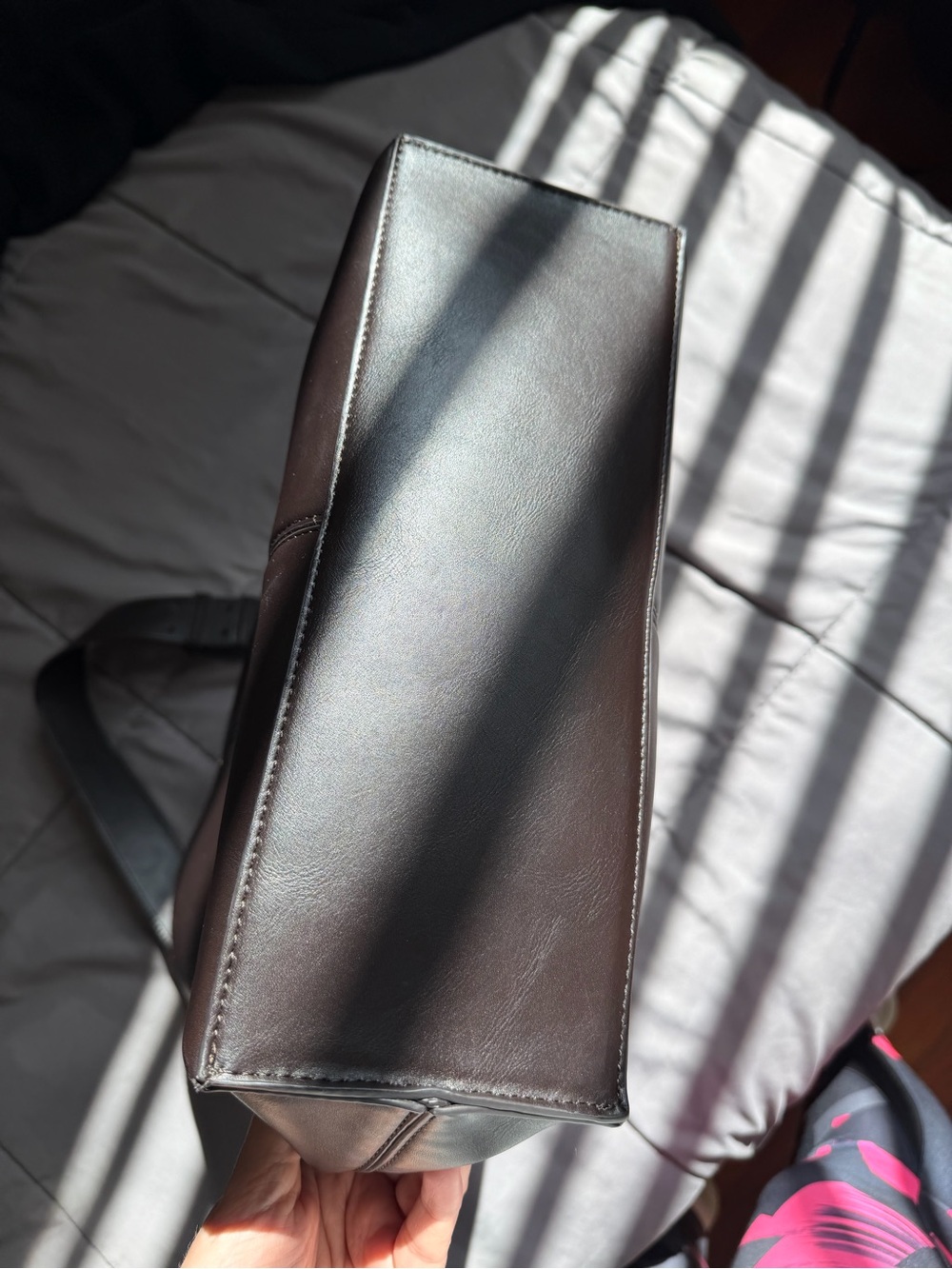 Mango Structured Leather-Effect Tote - Picture 15 of 15
